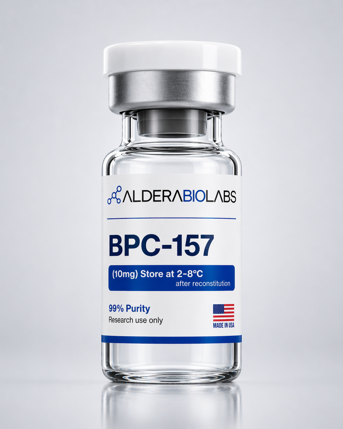 BPC-157 research peptide — 99.1% purity, third-party tested