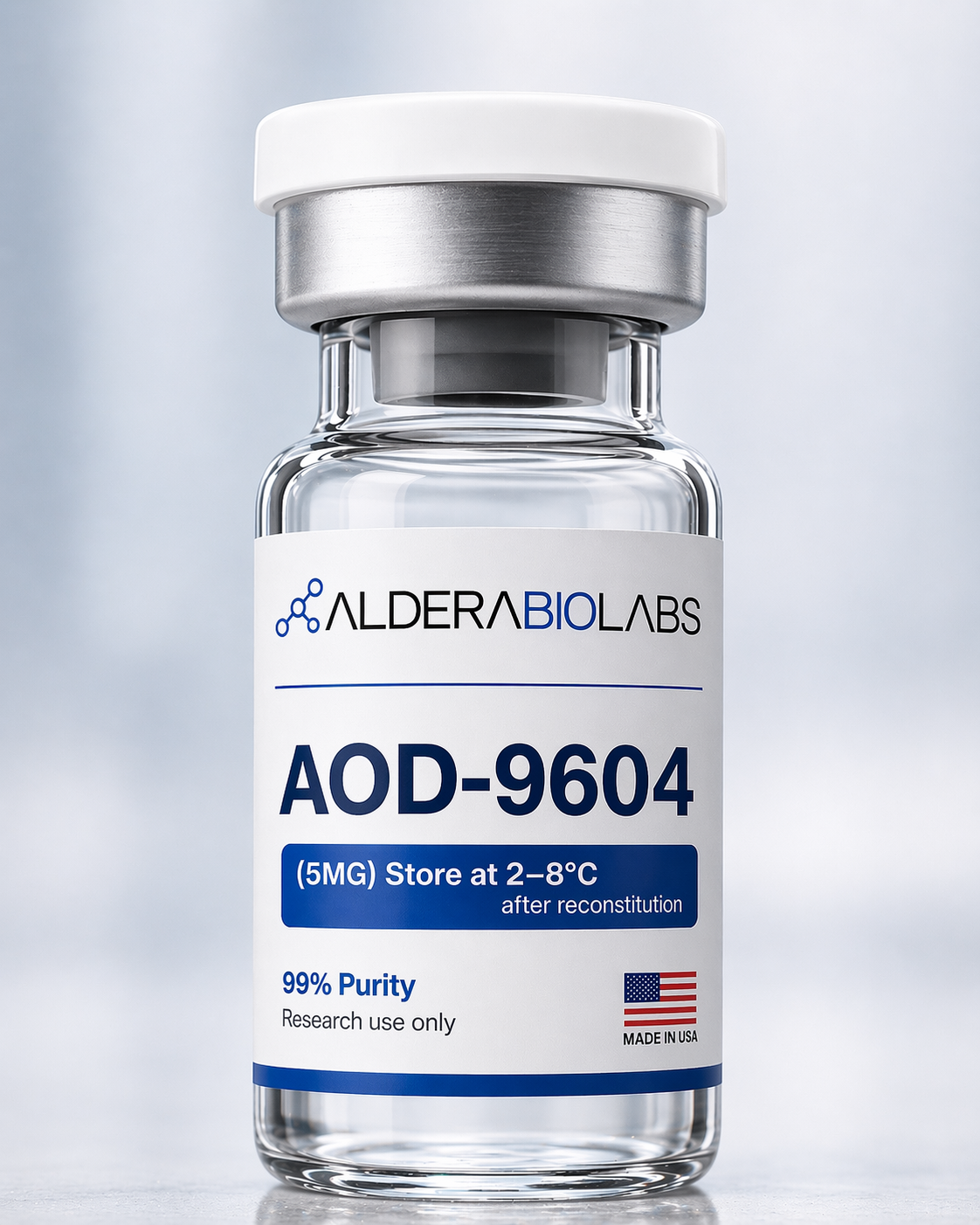 Buy AOD-9604 Research Peptide | 99.25% Purity | Manufactured in USA